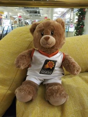 I'm a teddy bear with a big heart. I cheer for the @Suns, @AZCardinals, @ArizonaCoyotes, and @Dbacks. I was named after Devin Booker.