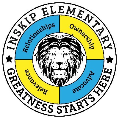 Inskip Elementary is focused on Relationships, Ownership, Advocacy, and Relevance. We want each member to strive for greatness. #greatnessstartshere