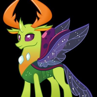 Hello I'm King Thorax The Kind Changeling I'm Not Like The Other Changelings Instead I Want To Make Friends
Queen/Mom: @EvilLoveBug(Chrysalis)
Sister: