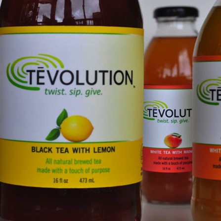 Tevolution's profile picture. TWIST the cap, take a SIP, and we’ll GIVE 25 cents (yup, a full quarter) from your purchase to charitable causes. Spread the word about #Tevolution!