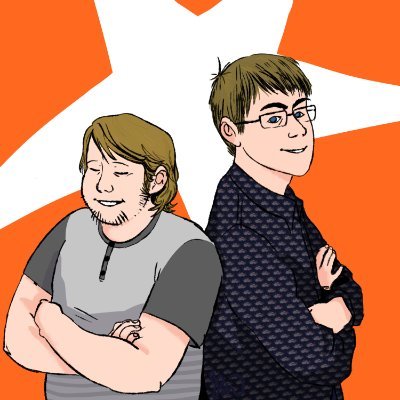 We're Elliot and Alex Steel, and we make a webcomic together. Elliot's pronouns are he/him, and Alex's are they/he. Comics are for everyone except fascists.