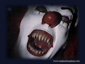 We all float down here and when you're down here, you'll float too. YOU'LL FLOAT TOO! YOU'LL FLOAT TOOOO! MWAHAHA! Come here boy and give us a kiss! *smooches*