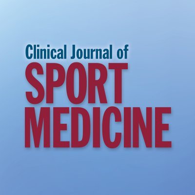 Clinical Journal of Sport Medicine is an international peer-reviewed journal for all interested in clinical primary care sports medicine: https://t.co/mmjztNPphO