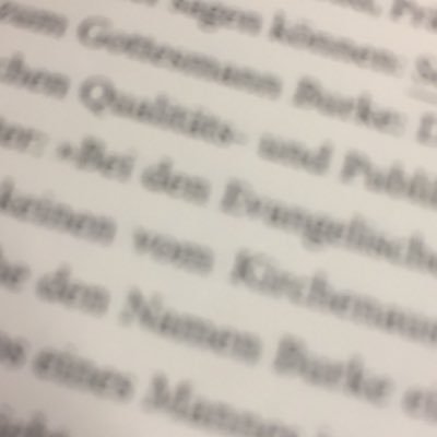 Theologe, Germanist und immer interessiert an theologischen Diskussionen und Schnittstellen zur Soziologie und Ethik