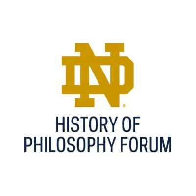 The History of Philosophy Forum at Notre Dame gathers together the history of philosophy community, hosts colloquia, hosts visitors.