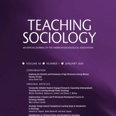 An ASA peer-reviewed journal focused on the scholarship of teaching and learning and pedagogy. Tweets by Editor, Deputy-Editor and editorial assistants.