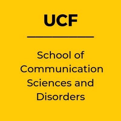 ucfcsd's profile picture. Official Twitter account for the School of Communication Sciences and Disorders at the University of Central Florida.