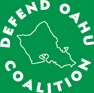 Defend Oahu Coalition is working towards one goal: protecting Oahu from the dangerous effects of large scale development. Keep the Country Country!