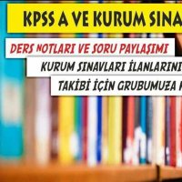 KPSS A VE KURUM SINAVLARI 🇹🇷(@KPSSAVEKURUM) 's Twitter Profile Photo