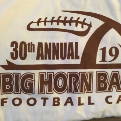 June 19-21, 2023-Thermopolis, WYO, 32 years. Longest running camp in #307 Grades 4-12, indy drills Whitewater, Swimming, mini-golf, 7on7, #OneHuddle #WinTheDay