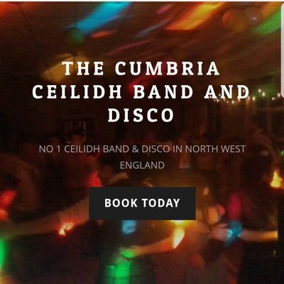 NO 1 CEILIDH BAND AND DISCO IN NORTH WEST ENGLAND
BOOK TODAY
CEILIDH BAND IN CUMBRIA, LAKE DISTRICT NORTHUMBERLAND AND THE SCOTTISH BORDERS