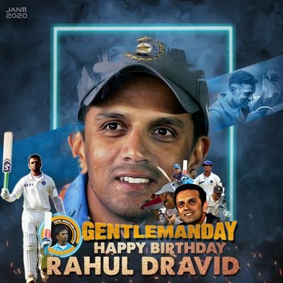 Die Hard Fans Of 
Former Skipper Of Indian Cricket Team
The Wall of Indian Cricket History
-Rahul Sharad Dravid