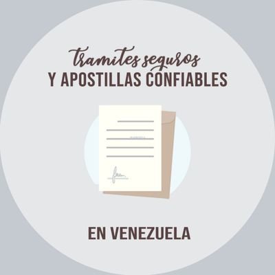 #ApostillaVE
#LegalizacionVE
#TramitesVE
realiza tus tramites con seguridad y total confianza.

Para mas info escribir al Dm