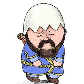 Gamutdorok. Second Breakfast. Crickhollow LotRO.  a strange dwarf wearing egg shell helm. collecting #NakeDwarfGo / portrait image by @chiri_d4c