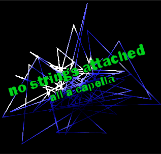 No Strings Attached-All A Capella on WPUB
Pace University.....
A capella groups- email pace.nostringsattached@gmail.com for info on how to get on the segment!