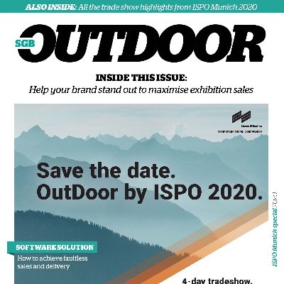 SGB Outdoor is THE trade magazine for the Outdoor Retailer. To register for your copy, contact Heather.ramsden@sgboutdoor.co.uk