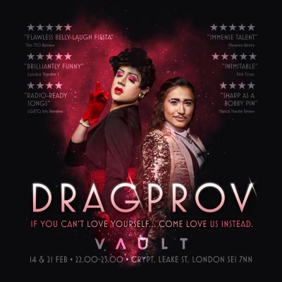 Drag King and Queen present an improvised musical cabaret, The Velvet Curtain Club, 1st December: https://t.co/NWF9kXKWxY

@dragprovrevue