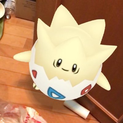 ポケモン剣盾ようやく買った。プロフィール画像は自宅のトイレに入ってきたトゲピーを撮った一枚。