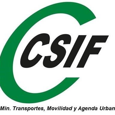 Twitter Oficial de la Central Sindical Independiente y de Funcionarios (CSIF) en el Ministerio de Transportes, Movilidad y Agenda Urbana (Madrid, España)