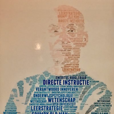 Educational realist, Diehard edu myth-buster, Emeritus Prof. Educational Psychology Open Universiteit, Guest Prof. Thomas More Uni (Belgium), owner kirschner-ED