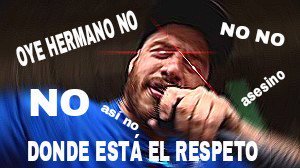 Respetar, lo más importante para el hip hop.

Hecho por @ABDBatallas (Tiempo de espera 0-10min)