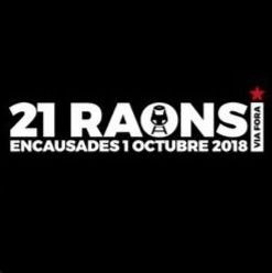 Compte de Twitter de la campanya de 21 Raons: encausades pel tall de les vies de l'AVE a les protestes de l'1 d'octubre de 2018!✊🏼 Contacte: 21raons@gmail.com