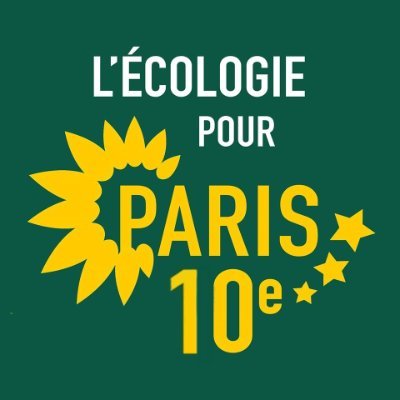 Collectif candidat aux #municipales2020 pour un #Paris10 plus écologique, juste et démocratique. 
@eelv10 @UEcologie @NousDemocratie
✉paris10@ecologieparis.fr