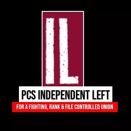 PCS Independent Left is a democratic organisation for socialists within the PCS union. We stand for a combative union led by its rank-and-file members.