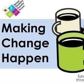 Making Change Happen is a project of The Bristol Disability Equality Forum @BDEFbites 
Meet up, discuss issues affecting disabled people and Make Change Happen!