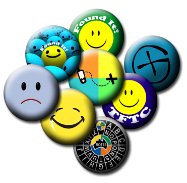 GeocacheSWAG's profile picture. Geocaching Buttons! Great SWAG