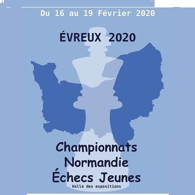 Le twitter officiel des championnats de Normandie d'échecs jeunes Evreux - 2020