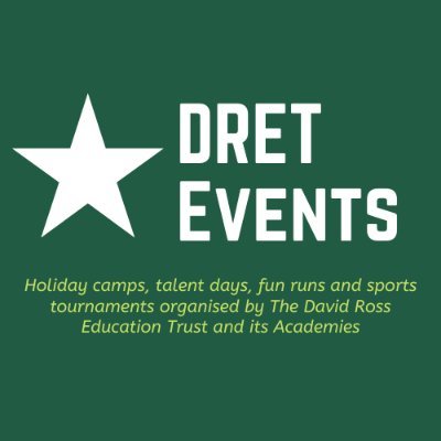 Holiday camps, talent days, sports tournaments and fun runs provided by the David Ross Education Trust and its academies

DM for details on any of our events.