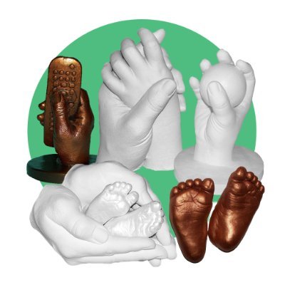 Luna Bean Casting Keepsakes: 3D Hand Casting Kits for All Ages