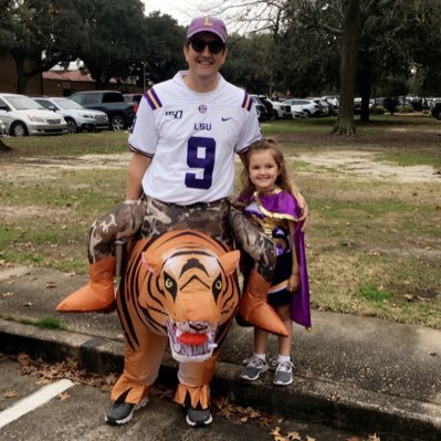 Catholic High/TCU Horned Frog alum, die-hard LSU Tiger fan; St. Jude School and Church supporter; semi-amateur girls rec soccer coach