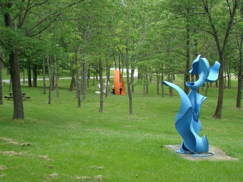 Pyramid Hill is a public nonprofit organization location in Hamilton, Ohio.  The park features outdoor sculptures as well as an indoor Anicent Sculpture Museum.