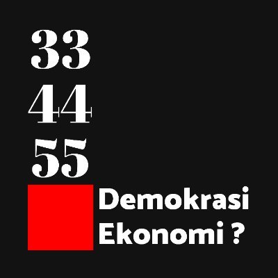 334455Demeko's profile picture. Tanpa Demokrasi Ekonomi, Demokrasi Politik hanyalah guyon 🤣🤣