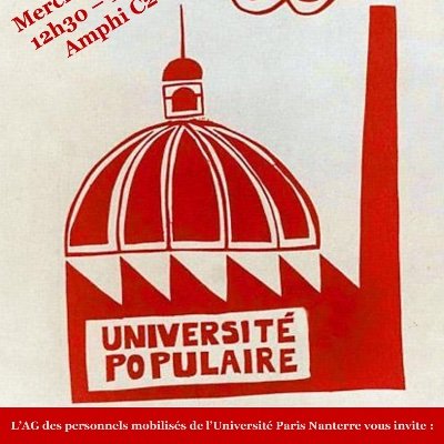 Le compte Twitter des personnels en lutte de l’Université Paris Nanterre