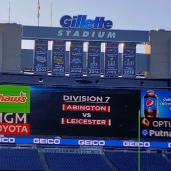 Leicester High School Football. 2019 State Finalist at Gillette