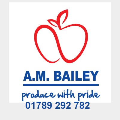 At A.M Bailey, we make every effort to procure locally grown produce. We also insist on providing our customers with the best quality fruit and veg.