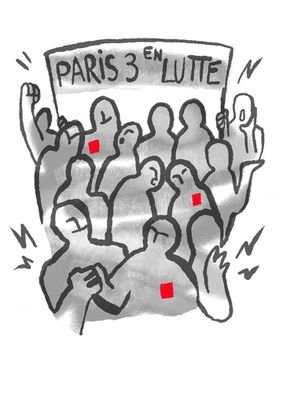 P3enLutte's profile picture. Comité de mobilisation étudiant de Paris 3