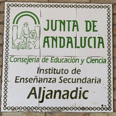 Twitter del Instituto de Educación Secundaria Aljanadic de Posadas (Córdoba).