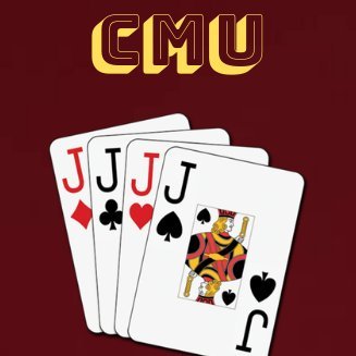 CMU_EuchreClub's profile picture. Official Euchre Club of Central Michigan
Wednesdays 7:30-9pm at Wesley Church
Any questions? Join our Engage page, or email us at cmueuchre@gmail.com