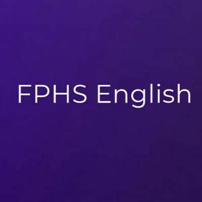 The English Faculty at FPHS: promoting a love of literature; sharing good practice and revision resources; helping to unlock potential- one tweet at a time.