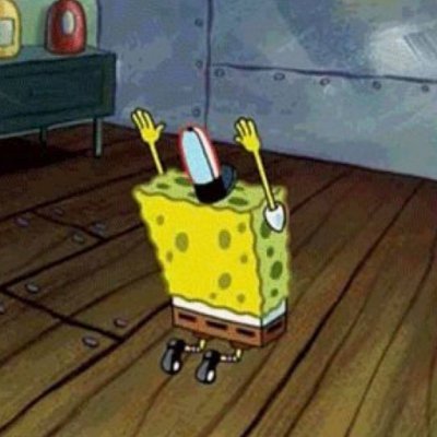 spongebob bowing down to yr favorite album