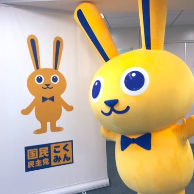 こくみんうさぎ 国民民主党公認キャラクター Kokuminusagi Twitter