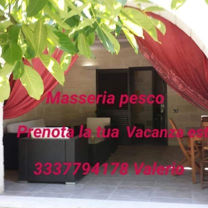 masseria pesco vacanza  a otranto VIllino in  campagna a 1km dal  mare e centro Otranto 3337794178 Valerio