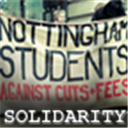 College, university and school students from across Nottingham have come together to fight the fees and the cuts to education.