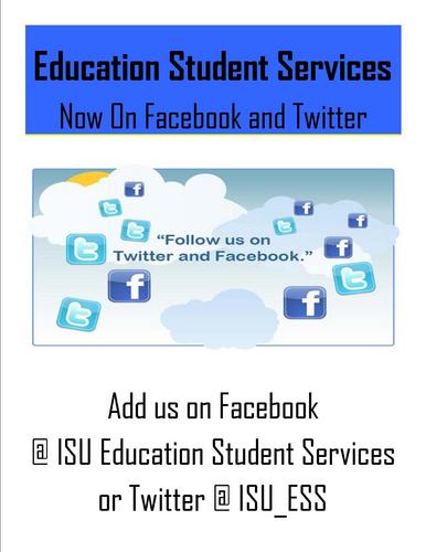 ISU_ESS's profile picture. We are the Education Student Services office on the campus of Indiana State University.  Follow us for updates from our office!  *Go Trees!