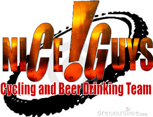 Nice! Guys cycling & beer drinking team.  To everything that makes you say Nice!  A group of friends that enjoy biking and drinking good beer!  Nice!