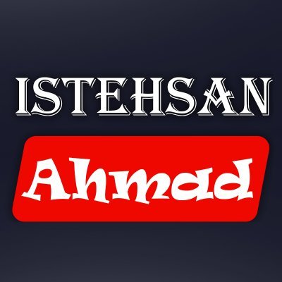 Hi! I’m Istehsan Ahmad. I am excited in #graphic designing, #video editing ....etc. In my spare time i watch educational videos.@Isehsan0786